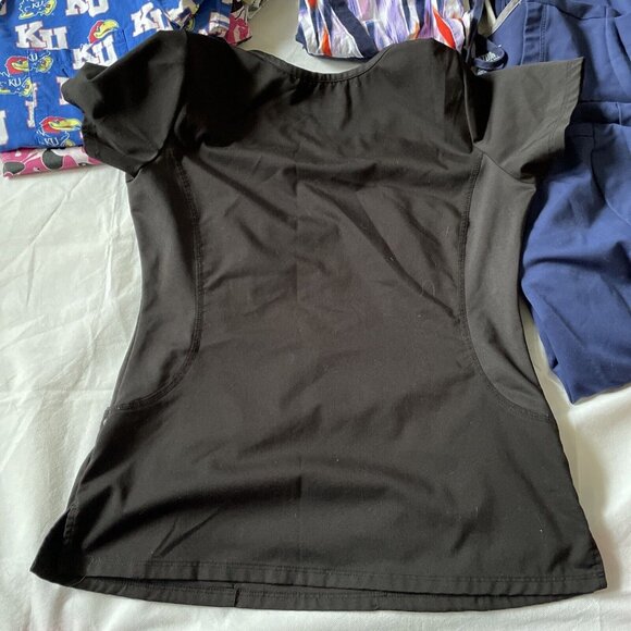 Scrubs Size Small S Tops Nurse Floral Bright Prints Medical School Lot of 11 - Picture 6 of 12